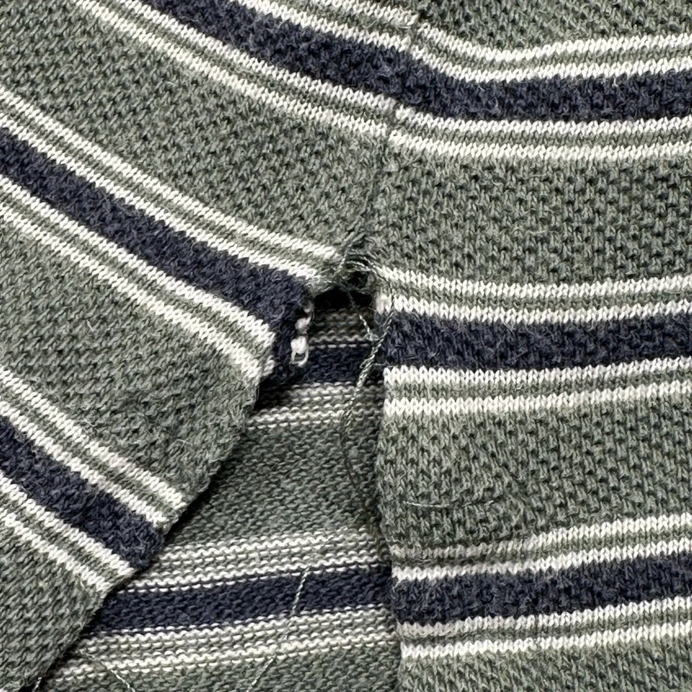 Polo Ralph Lauren Polo Shirt Mens 2XL Green Striped Short Sleeve Pocket NOTE